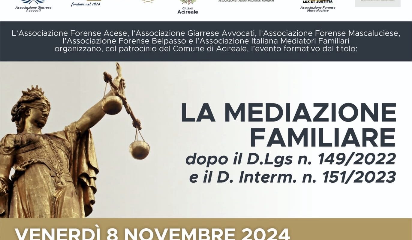 LA MEDIAZIONE FAMILIARE